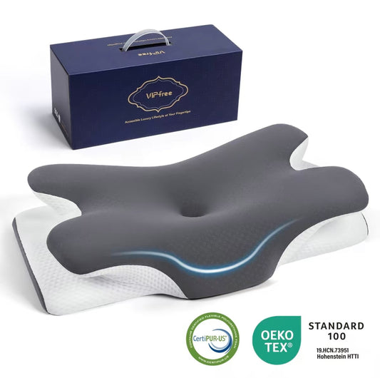 VIPfree Cervical Cooling Ergonomic Pillow