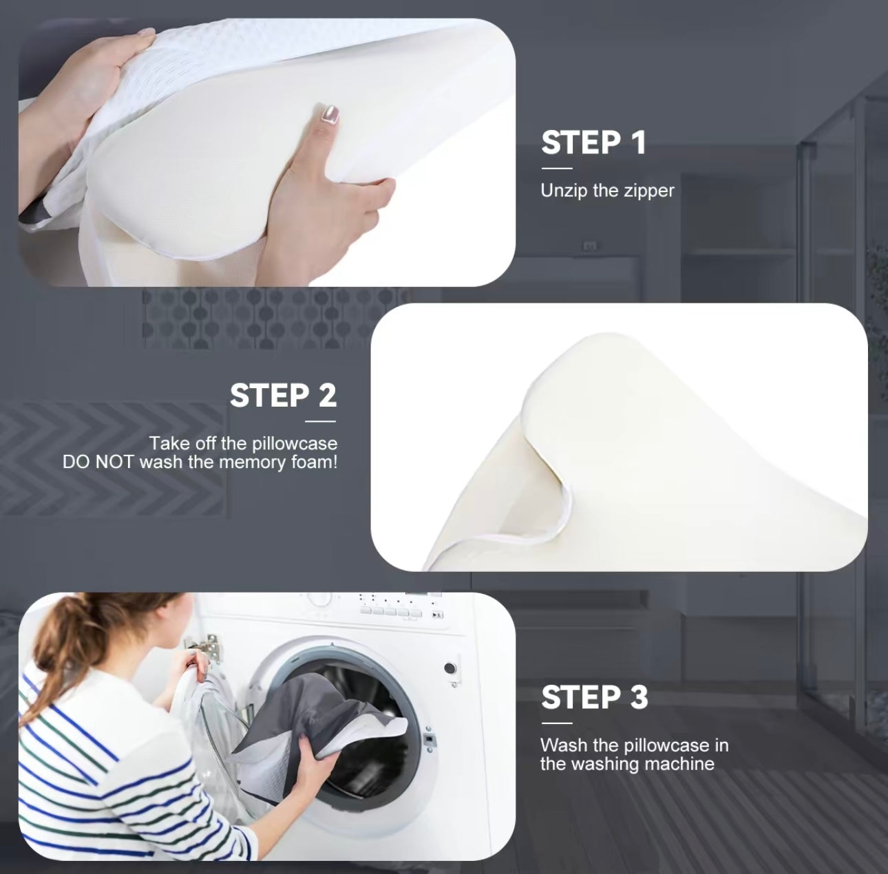 VIPfree Cervical Cooling Ergonomic Pillow